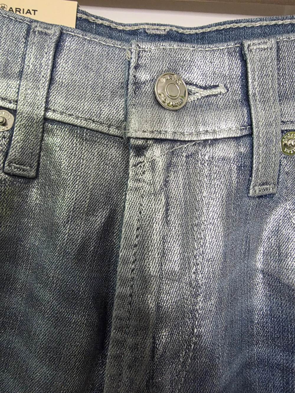 Ariat Metallic Silver Women's Shorts